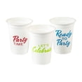 thumbnail image 1 of 16 oz. Bulk 50 count Party Sayings Disposable Plastic Cups, 1 of 1