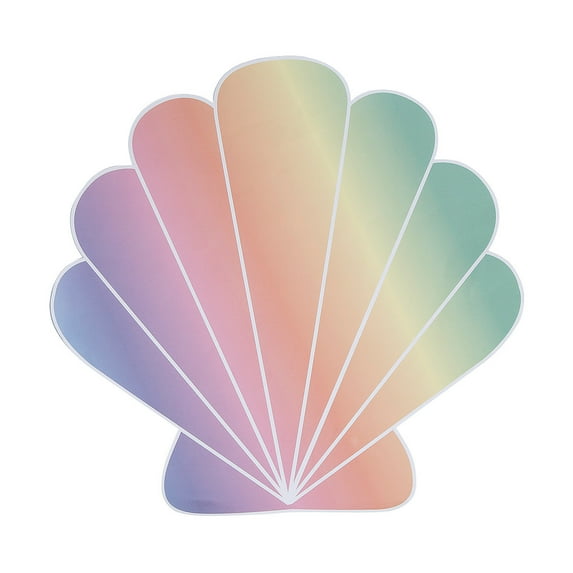 Fun Express Pastel Seashell Mermaid Placemat 12 Pieces