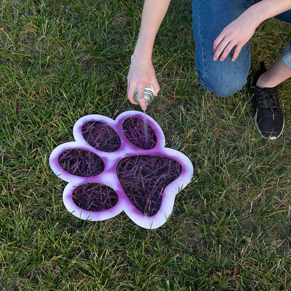 Fun Express Paw Print Yard Stencils - 2 Pc