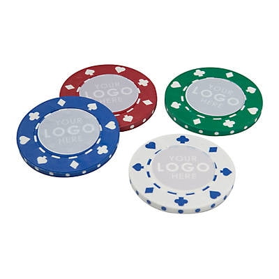 Personalized Multicolor Plastic Poker Chips Set - 100 Pieces