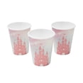thumbnail image 1 of Fun Express Pink Castle Princess Paper Party Cups - 8 Pc, 1 of 1