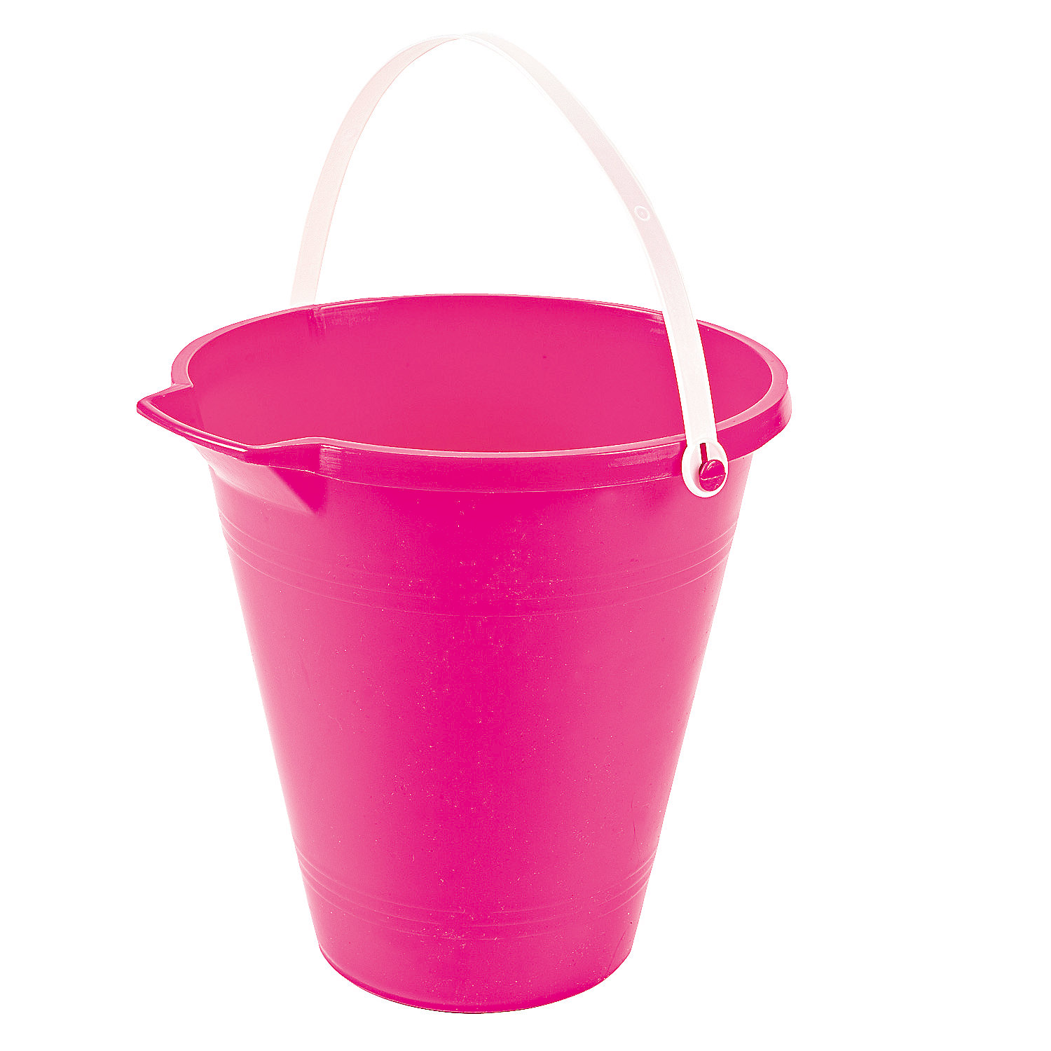 Fun Express - Pink Sand Bucket - Toys - Active Play - Beach Toys - 1 Piece - image 1 of 2