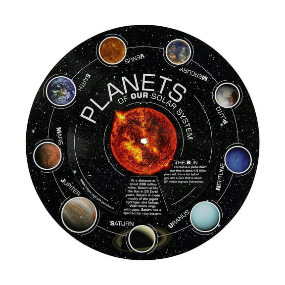 Fun Express Planet Learning Wheels - 12 Pieces