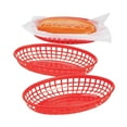 thumbnail image 1 of Fun Express Plastic Hamburger Baskets, Classic Look, Set of12 Pieces, 1 of 1