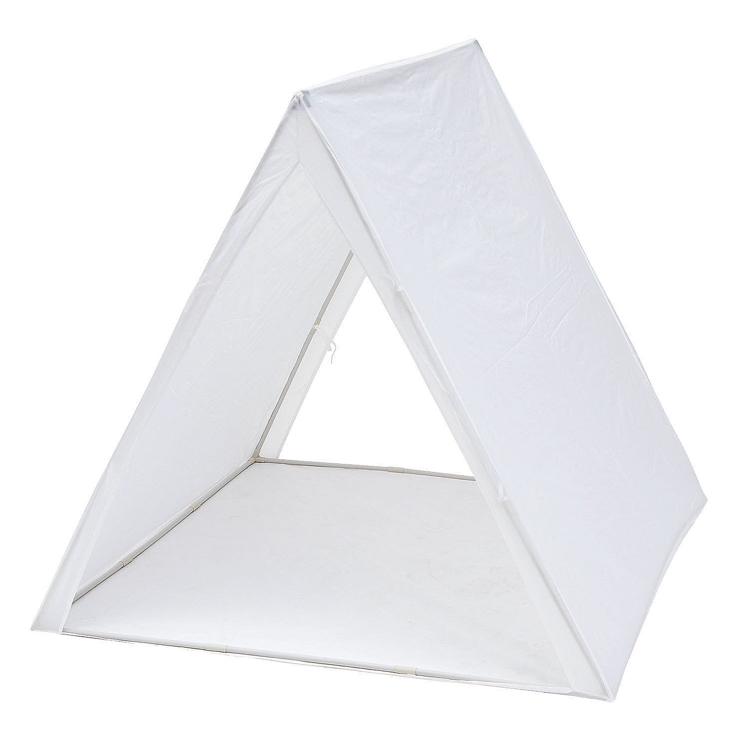 White Nonwoven Fabric Indoor Play Teepee Tent for Kids