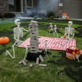 thumbnail image 1 of Fun Express Posable Skeleton Family Halloween Decorating Kit 5 Pieces, 1 of 2
