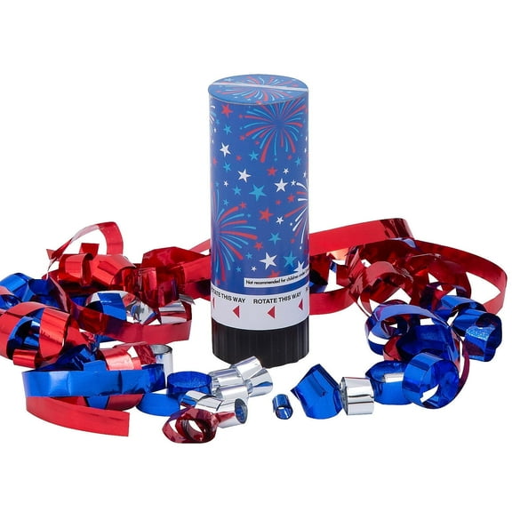 Fun Express Premium Confetti Proppers, Multicolor 12 Pieces