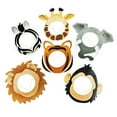 thumbnail image 1 of Printed Animal Face Masks- 12 pieces, 1 of 1