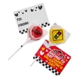 thumbnail image 1 of Fun Express Race Car Lollipop Valentine Exchanges with Card - 24 Pc, 1 of 1