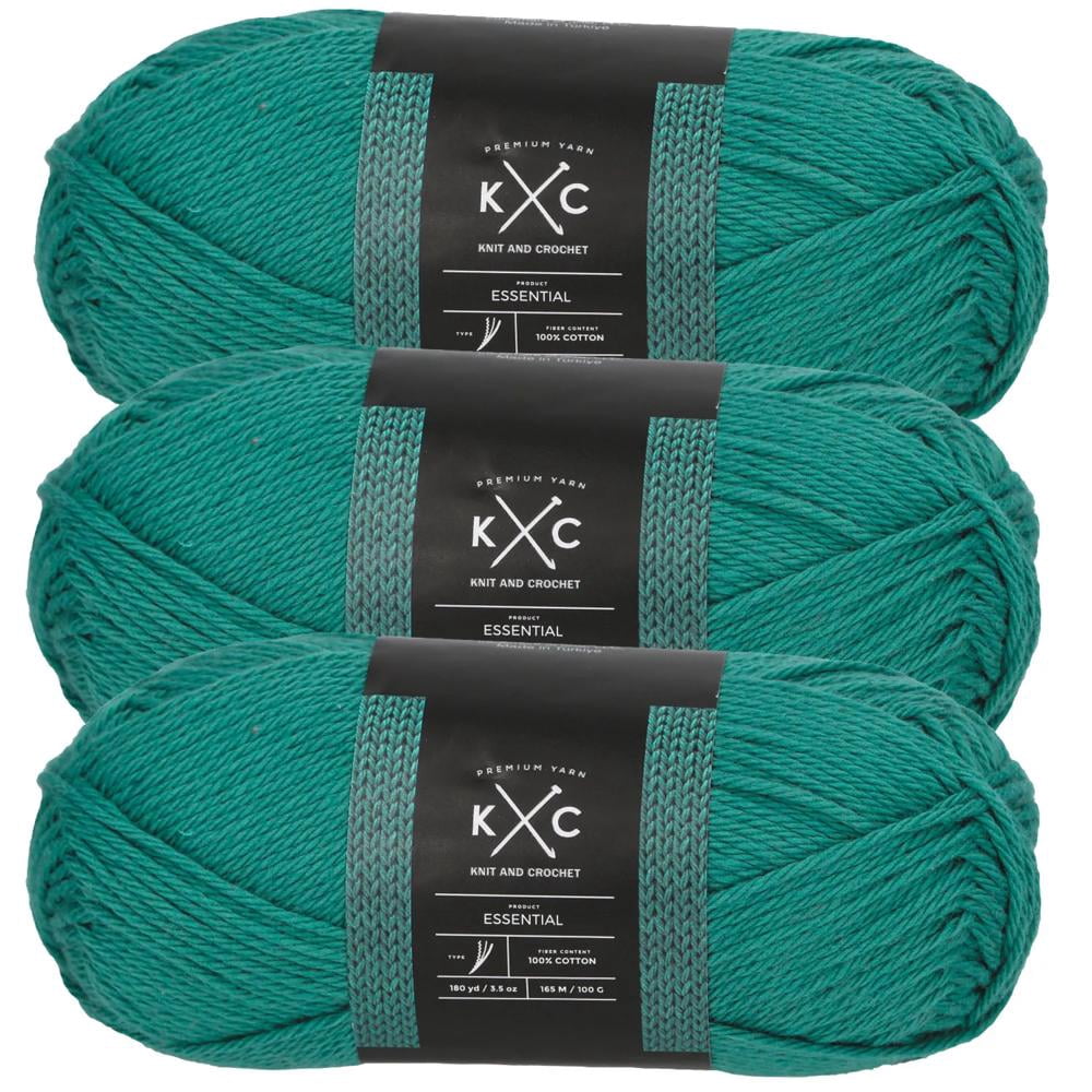 Fun Express Rain Forest Light Weight Cotton Yarn - 3 Skeins