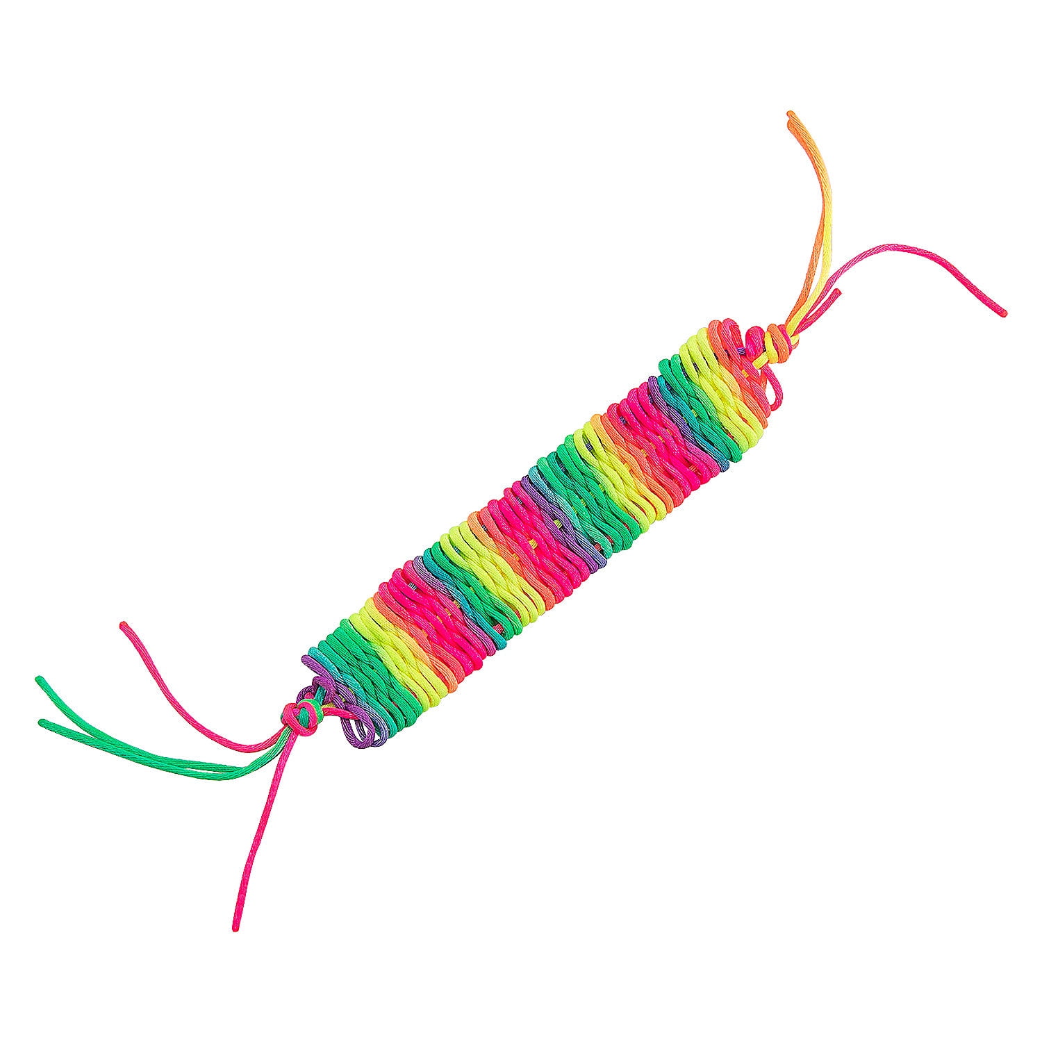 Straw Weaving Rainbow Bracelet Craft Kit – Makes 12