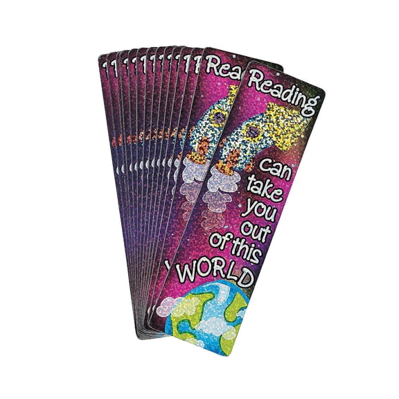 Fun Express Reading Can Take You Out of This World Bookmarks, Multicolor, 24 Count
