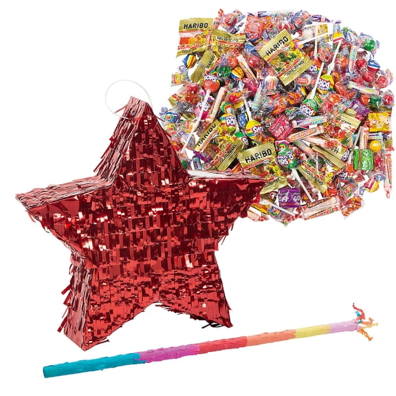 Fun Express Red Star Piata Kit 208 Pieces