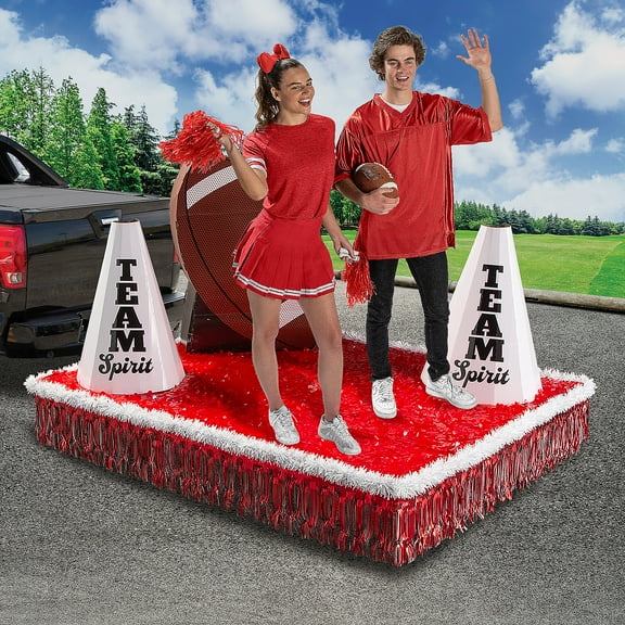 Fun Express Red Team Spirit Parade Float Decorating Kit 11 Pieces