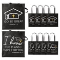 thumbnail image 1 of Fun Express Religious Graduation Black Tote Bags - 12 Pc., 1 of 3