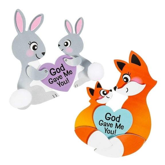 Fun Express Religious Mother’s Day Magnet Craft Kit - 12 Pc