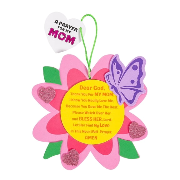 Fun Express Religious Mothers Day Prayer Craft Kit - Makes 12
