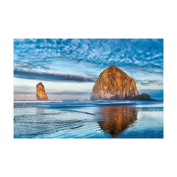 Fun Express Rocky Beach VBS Haystack Rock Backdrop Banner - 3 Piece, Vacation Bible School 2024