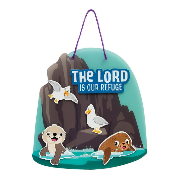 Fun Express Rocky Beach VBS Sign Craft Kit - Makes 12, Vacation Bible School 2024