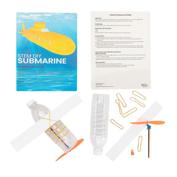 Fun Express STEM DIY Submarine Educational Craft Kit - Makes 12