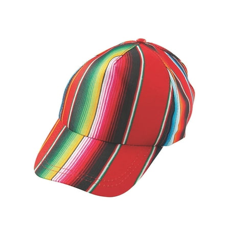 Fun Express Sarape Baseball Caps - 12 Pc.
