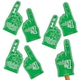 thumbnail image 1 of Fun Express School Spirit #1 Green Foam Hands Bulk 72 Pc, 1 of 1