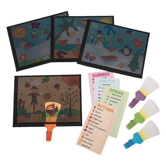 Fun Express Season Magic Flashlight Activity Set