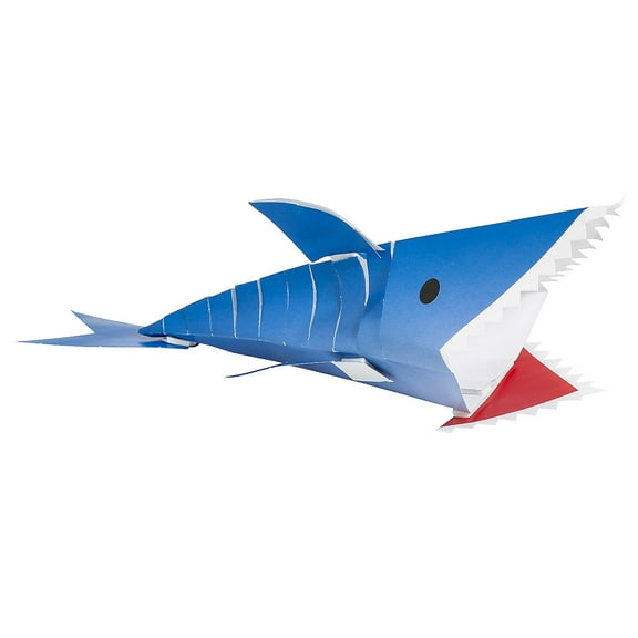 Fun Express Segmented Paper Shark Origami Craft Kit - Makes 12