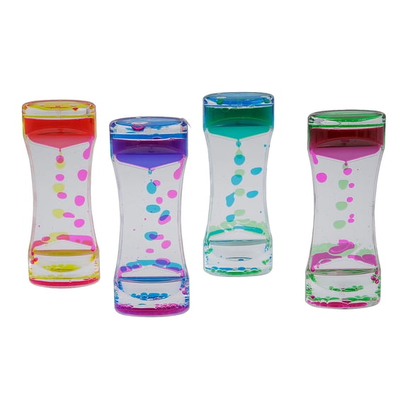 Fun Express Sensory Liquid Motion Bubblers Multicolor 4 Pieces