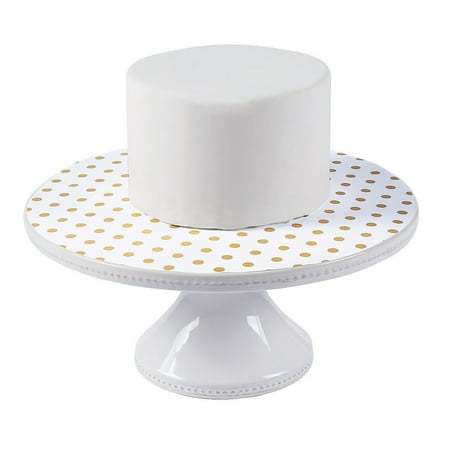 Fun Express Serving Paper Liners Gold Dot Large,Bulk 48 Pc