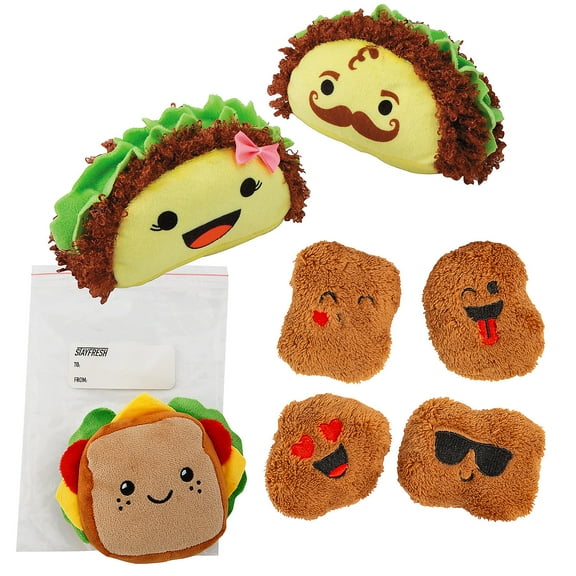 Fun Express Smiling Stuffed Food Character Assortment - 36 Pc.