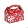 thumbnail image 1 of Fun Express Snowflake Multi-Color Paper Gift Boxes, 12 Count, 6.25" x 3.5", 1 of 2