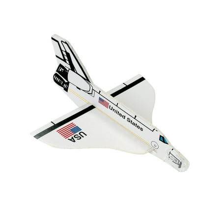 Fun Express - Space Shuttle Foam Glider - Toys - Vehicles - Gliders - 12 Pieces