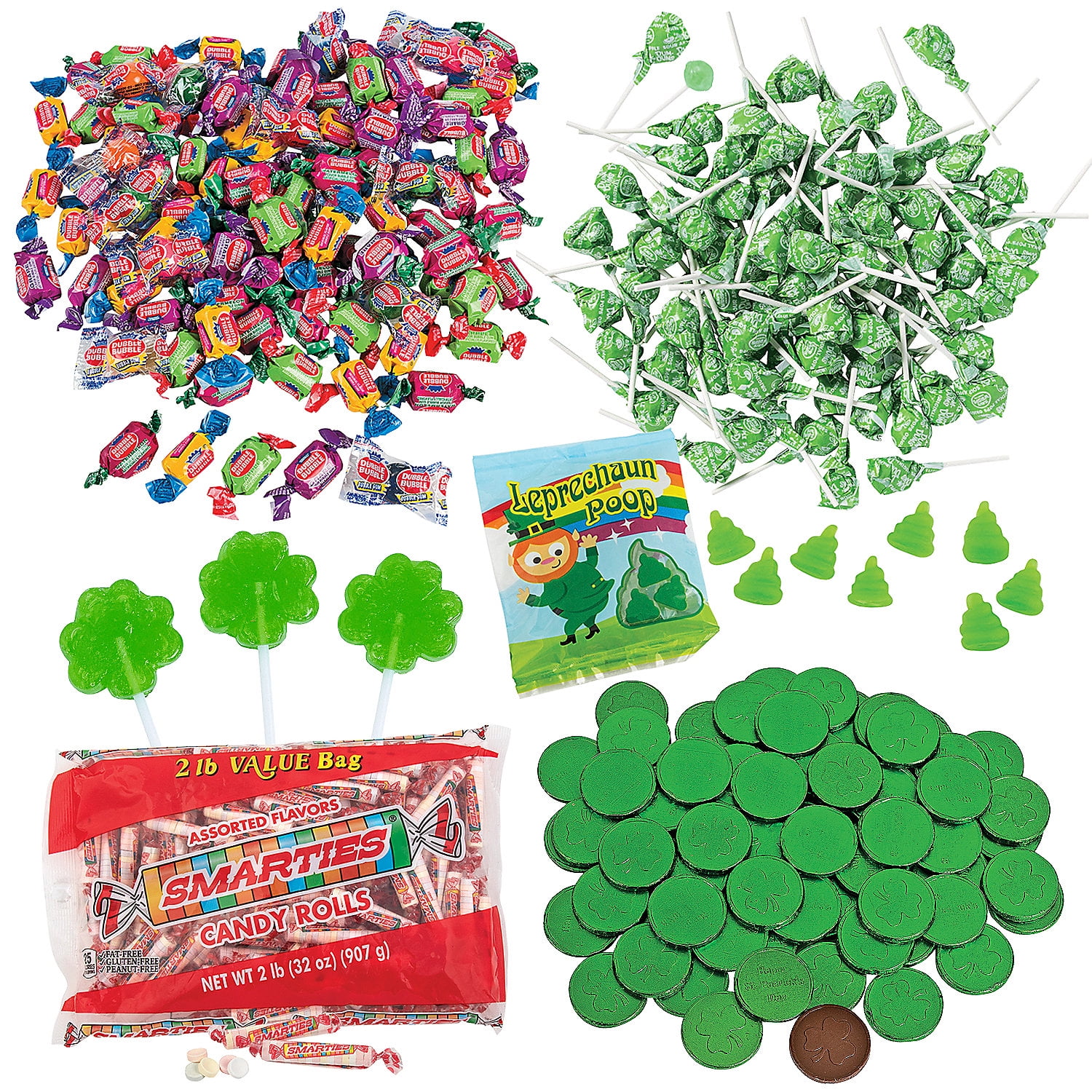 Fun Express St. Patrick’s Day Candy Assortment, Bulk 529 Pieces