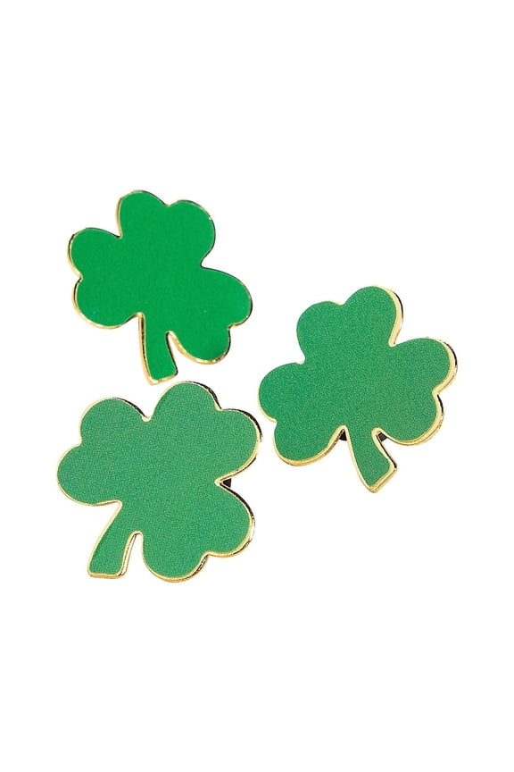 Bulk 72 pieces St. Patricks Day Shamrock Pins