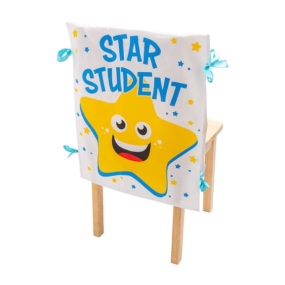 Fun Express Star Student Canvas Chair Cover