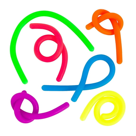 Fun Express Stretchy Fidget Strings - 6 Pieces