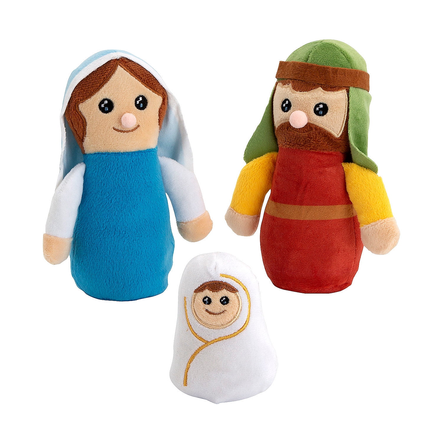 Fun Express Character Fun Express Stuffed Nativity Character Set - 3 Pc. - Walmart.com