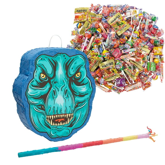 Fun Express T-Rex Dinosaur Piata Kit 208 Pieces