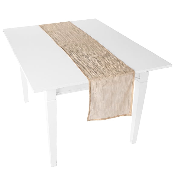 Fun Express Tan Gauze Table Runners 13" x 6 Ft - Bulk 24 Pc