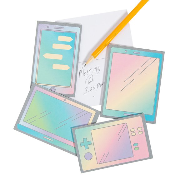 Fun Express Tech Screen Shaped Notepads - 24 Pieces