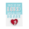 thumbnail image 1 of Fun Express Trust In the Lord with All Your Heart Pins with Card - Set Inspirational Religious Gift - Faith-Based Encouragement - Ideal for Prayer Groups Churches Multi color" - 36 Pieces, 1 of 2