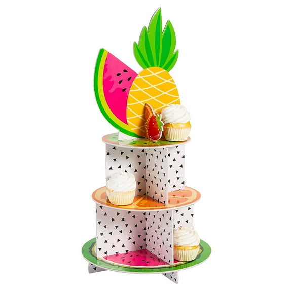 Fun Express Tutti Frutti Party Cupcake Stand