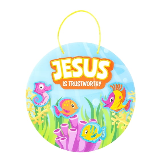 Fun Express Under the Sea VBS Sign Craft Kit - Makes 12, Vacation Bible School 2024