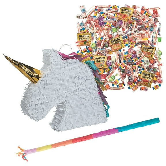 Fun Express Unicorn Piata Kit 208 Pieces