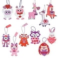 thumbnail image 1 of Fun Express Valentine Ornament Foam Craft Kit Assortment - Makes 48, 1 of 2