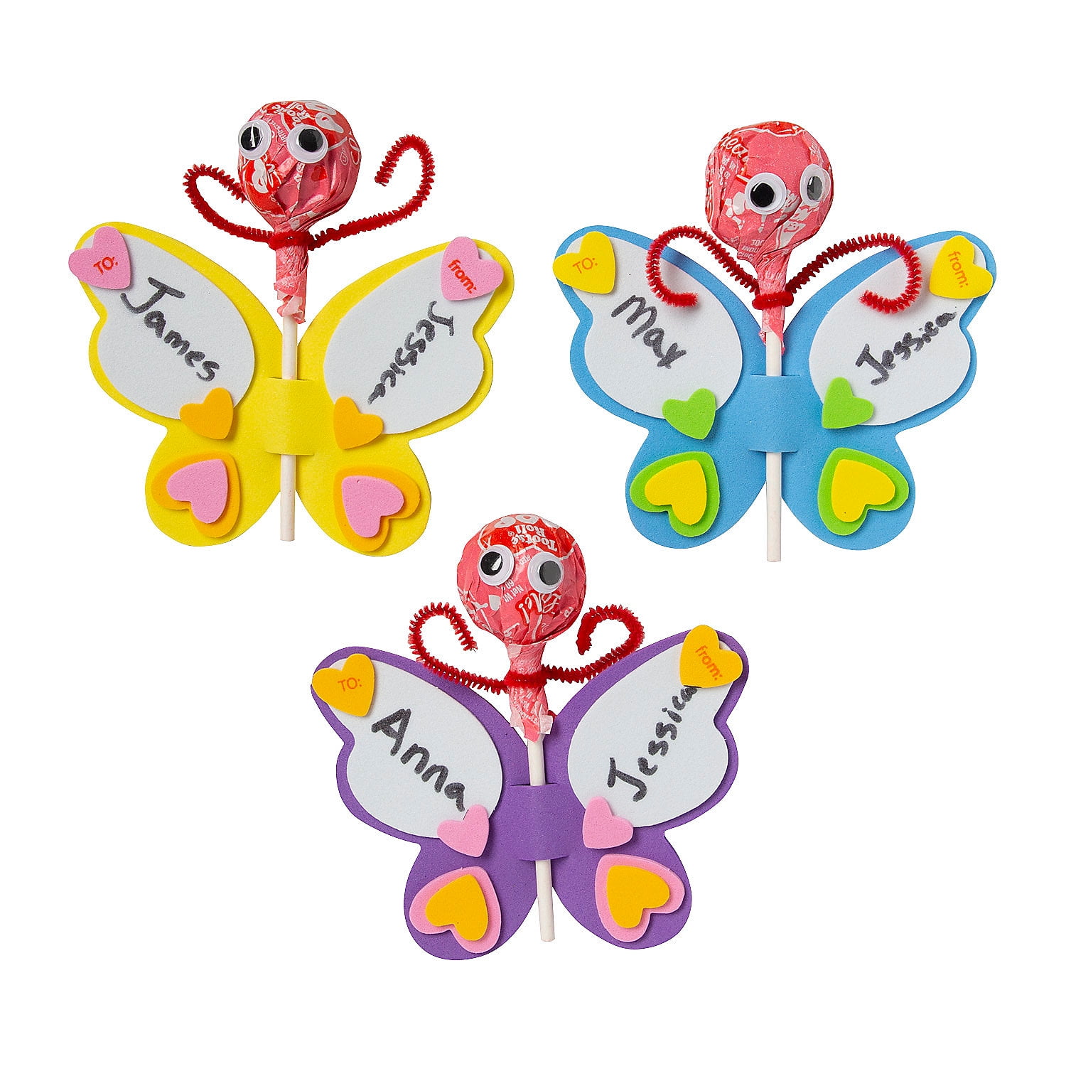 Butterfly valentine cheap craft