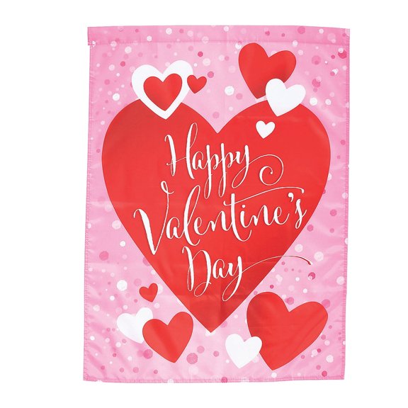 Fun Express Valentines Day Porch Flag