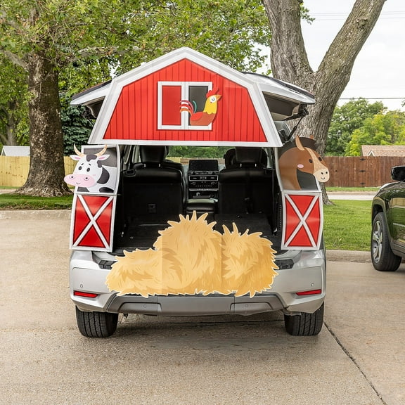 Fun Express Value Farm Barnyard Animals Trunk-or-Treat Decorating Kit - 6 Piece