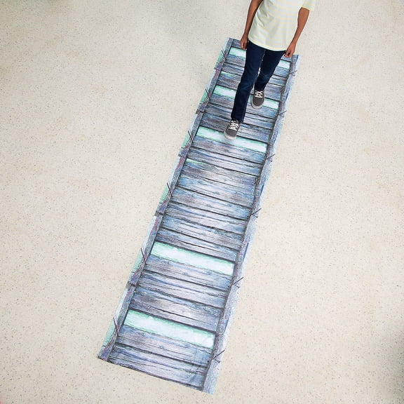 Fun Express Walk Across the Bridge Floor Clings - 3 Pc